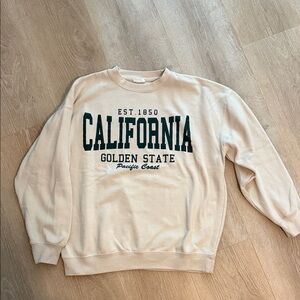 Reflex Cream California Crewneck Sweater
